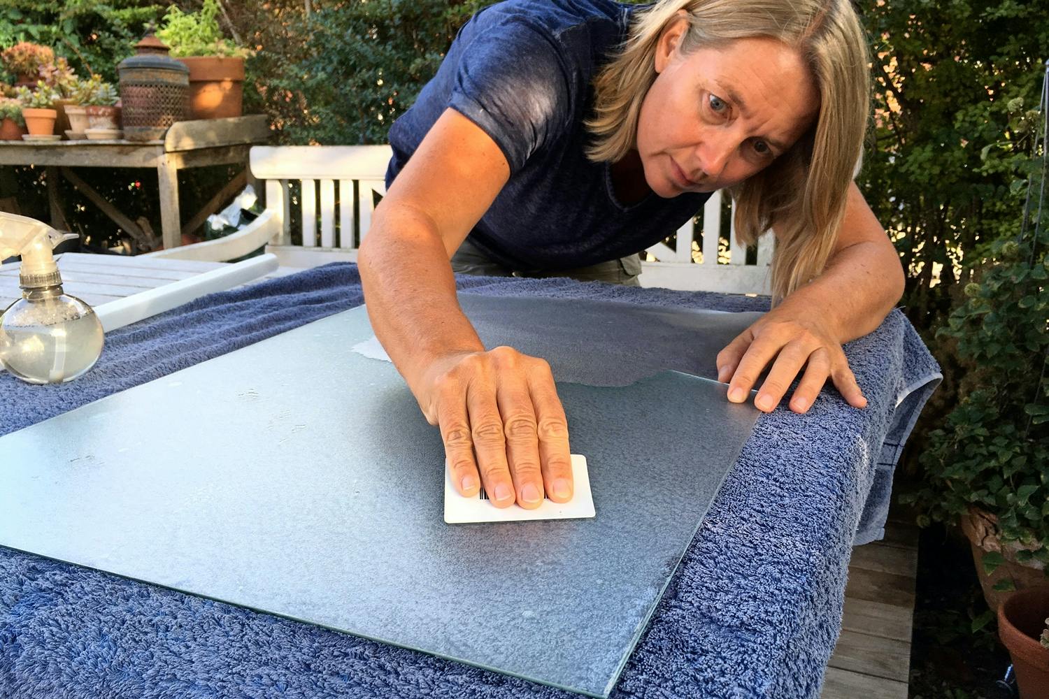 Frostet glass i metermål Vindusfolie